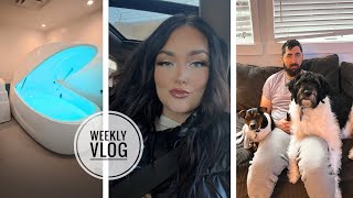 WEEKLY VLOG | FLOAT SPA | WIG TRY ON
