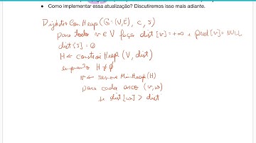 Aula 27.6 - Algoritmo de Dijkstra com Heap: Pseudocódigo (AED2)