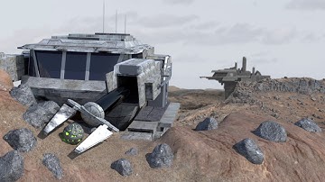 Spacecraft Project (Autodesk Maya Model and Animation)