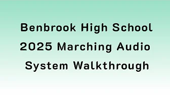 2025 Marching Audio: Benbrook High School