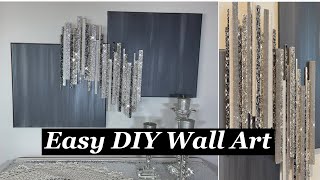 Square Wooden Dowels to Create Unique Wall Art