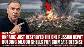 Ukraine Just Destroyed The One Russian Depot Holding 50,000 Shells For Crimea's Defense