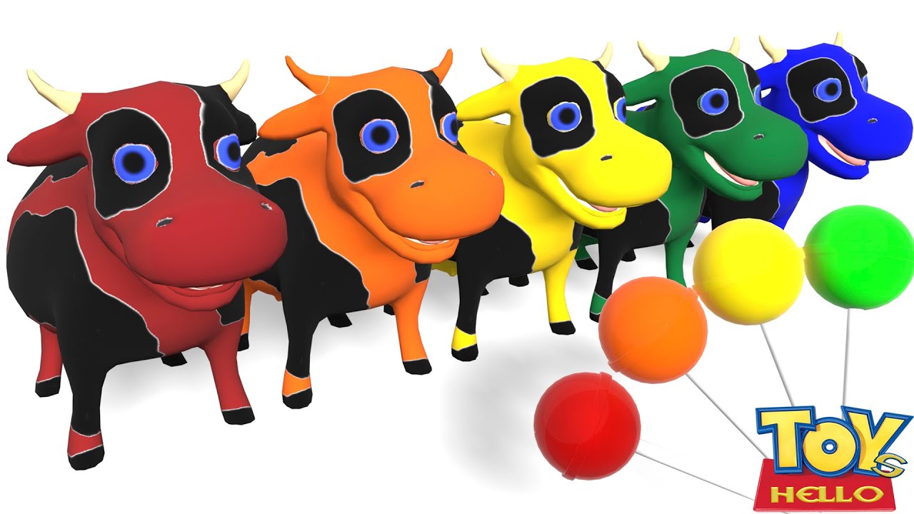 ДЖОНИ ДЖОНИ ДА ПАПА МУЛЬТФИЛЬМ Волшебные чупа-чупсы Цветные КОРОВЫ УЧИМ ...