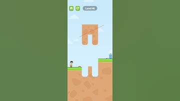 😂😂slice to save man level 46😅😂#slicetosave #game #walkthrough  #slicetosavegame #funny #shorts