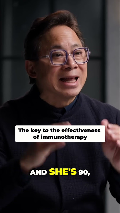 The key to the effectiveness of immunotherapy 🗝️ By Dr. William Li