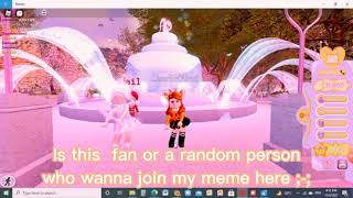 ||Is this a fan or a random peep who wanna join my trend :DDDDDD||Roblox trend||My user in desc||