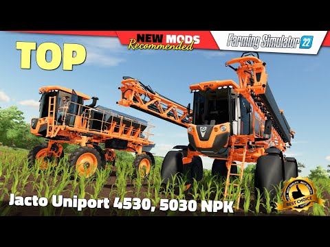 FS22 | JACTO Uniport 4530, 5030 NPK - Farming Simulator 22 New Mods Review (2K 60fps)