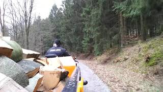 Can Am Outlander 570 max T3b --- Brennholz fahren aus Sicht eines Holzscheites ;)