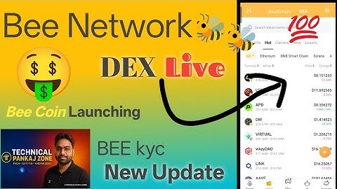 BEE Network DEX Live/Bee Network New Update/Bee Network Listing Update/Bee Coin Price