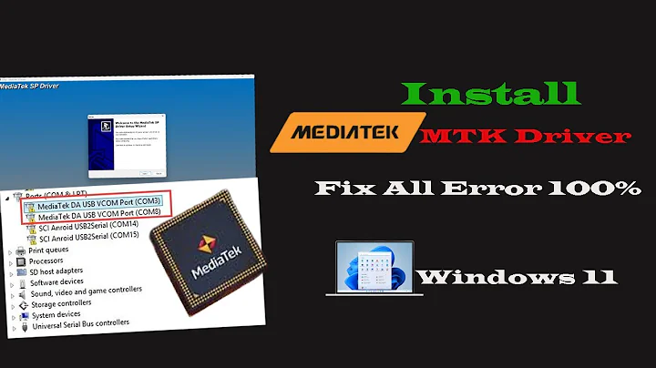 How To Download & Install MTK Mediatek USB Driver Windows 11