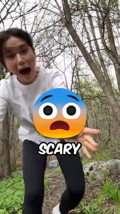 Her Forest Scream Took a Scary Turn! 🌳😨 (@oksukpaevak)