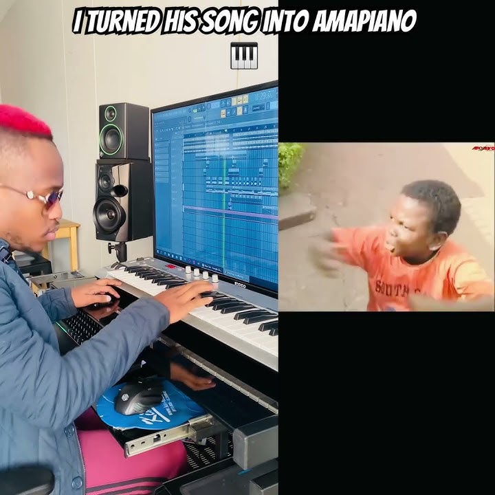 I Turned His Song into amapiano 🎹 #killorbeezbeatz