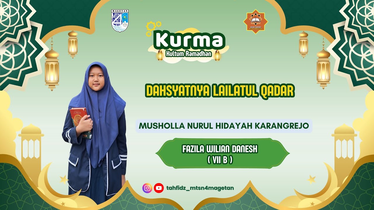 [ KURMA 92 ] DAHSYATNYA LAILATUL QADAR - RAMADHAN 1447 H