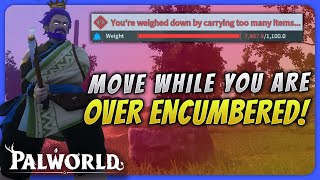 How to glitch Palworld and move while overencumbered. No longer drop items to move around your base!