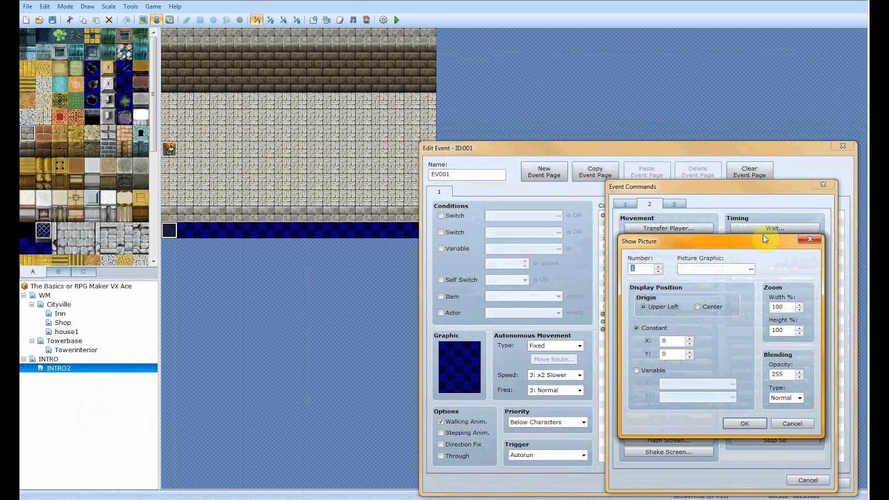 The Basics of RPG Maker VX Ace | E06 | Intro Cutscene - YouTube