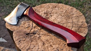 The Craftsmanship Of Making An Axe Handle With Basic Tool | Plumb Boy Scout