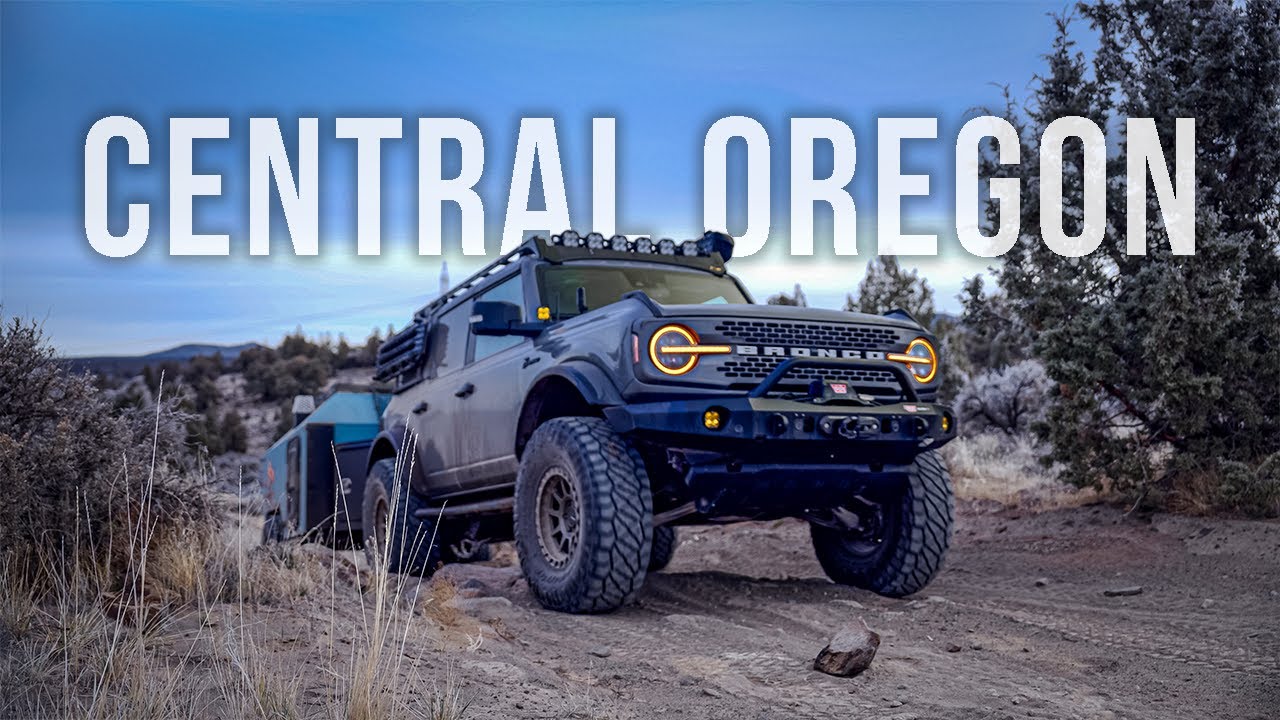 Bronco покоряет суровые просторы центрального Орегона.