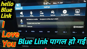 New i20 Blue Link Voice Commands detailed explained 🙄 ये तो सिरदर्द है, 50+ commands