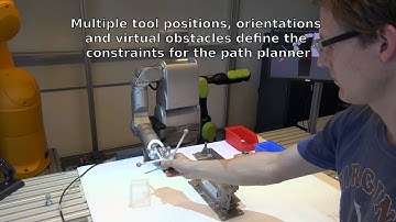 Intuitive Robot Tasks with Augmented Reality and Virtual Obstacles