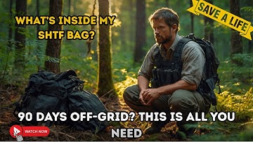 The SHTF Bag That Could Save Your Life ||  Here’s What’s Inside