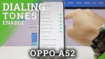 How to Disable Dial Pad Sounds in Oppo A52 - Sound Settings