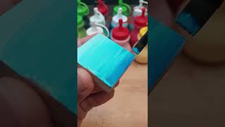 Cómo hacer un degradado con pincel y acrílico 🩸🖌 Cómo hacer un degradado con pincel y acrílico 🩸🖌