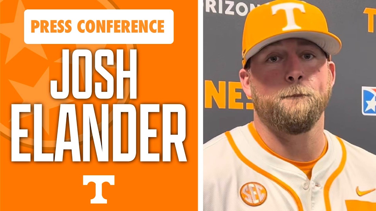Главный тренер бейсбольной команды Университета Теннесси Джош Эландер подробно рассказывает о поб...