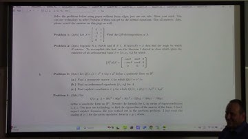 Applied Linear: spectral theorem reverse engineering, inner product spaces, 11-11-25 part 2