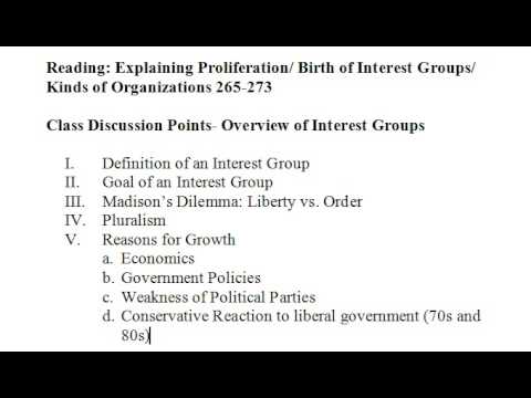 political parties v interest groups