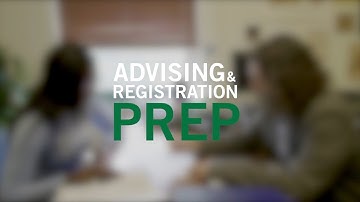 Advising & Registration Prep