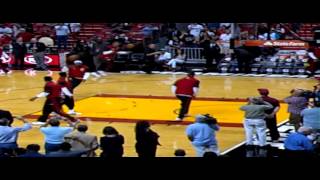 SLAM DUNK CONTEST for Validation?! Please. Lebron James Pre-Game Dunk!