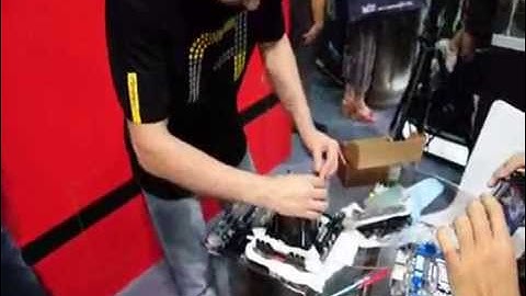 GSkill Computex 2010 Overclocking Show-set up CPU part