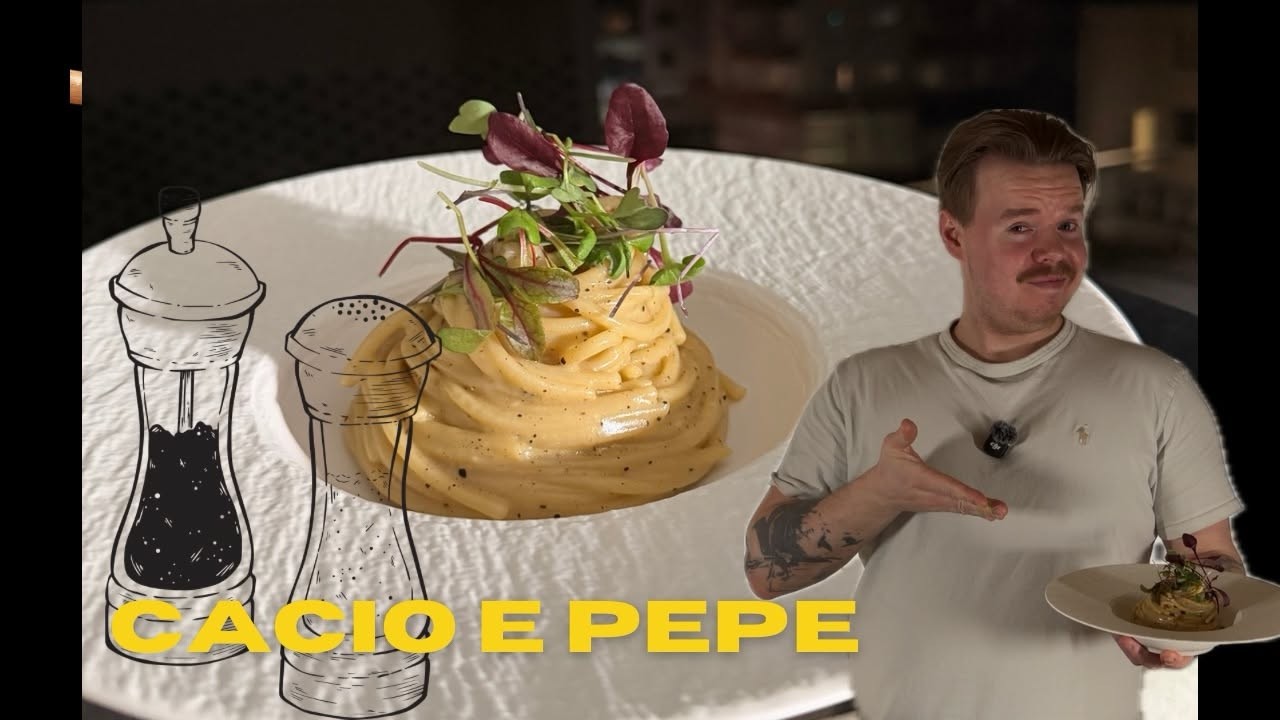 Spaghetti Cacio e Pepe -  italienischer Klassiker!