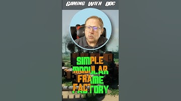 Satisfactory Tips 30: Simple Modular Frame Factory