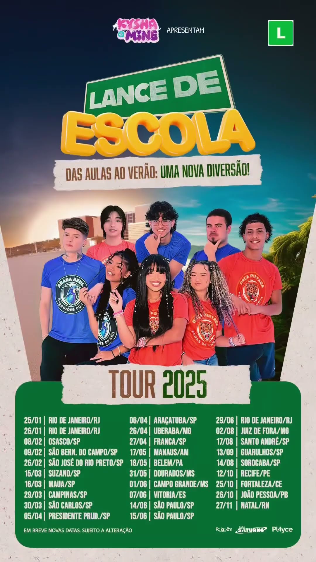 SÃO PAULO!! Dias 22 e 23/03 nos vemos no Teatro Sabesp Frei Caneca! GARANTA SEU INGRESSO! ?? #LDE