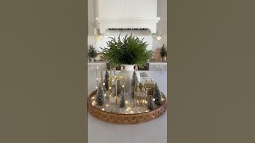 DIY Winter Wonderland Centerpiece | Elegant Christmas Table Decor