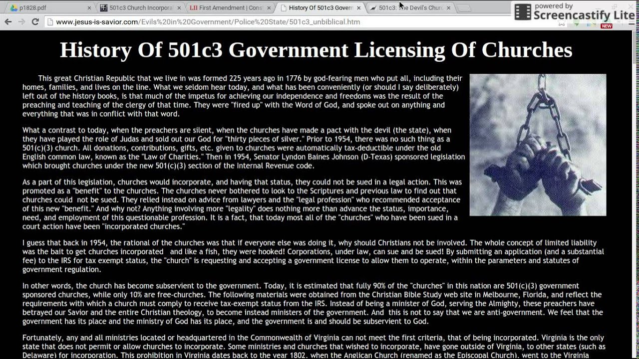 501c3 or to Incorporate that is the Question???? - YouTube