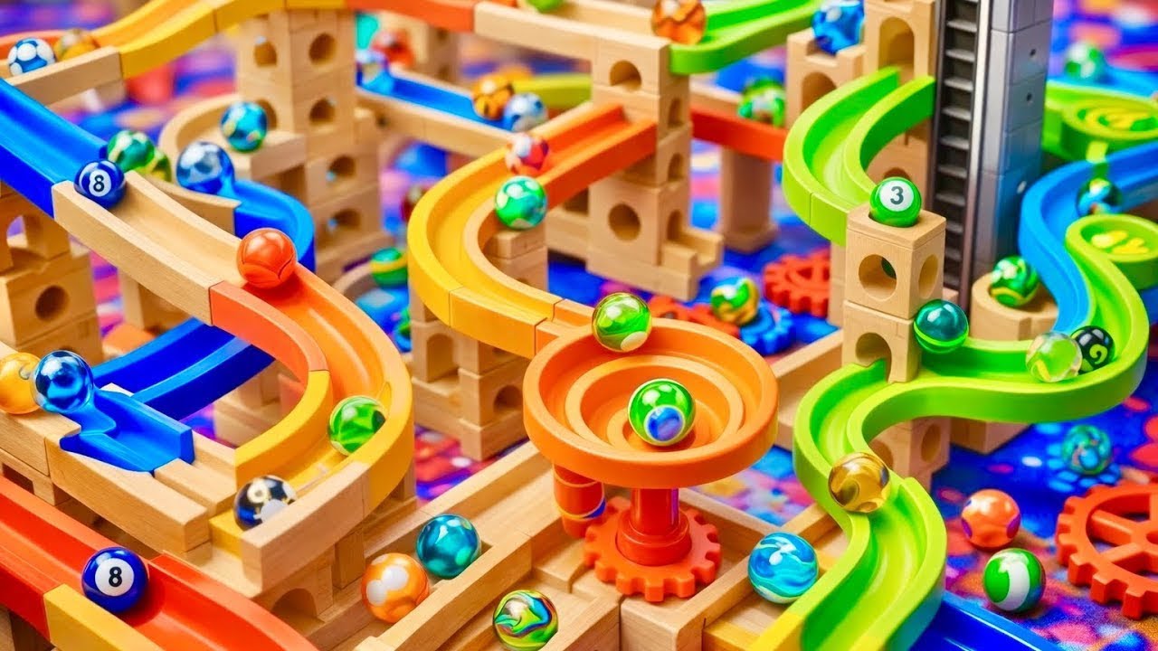 Marble Run Peaceful Flow ASMR – Gentle Motion and Rhythm 4