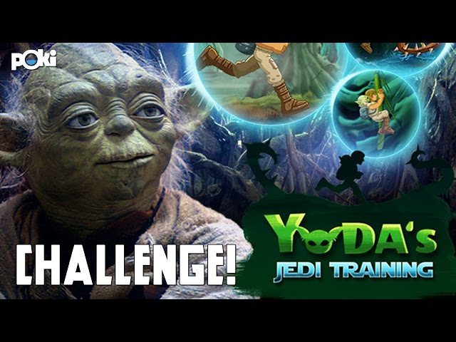 Star Wars Challenge! Yoda's Jedi Training, Poki Challenge 