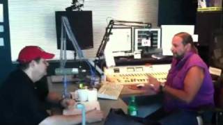 Bob Zany with Harley on 95.7 WQMF