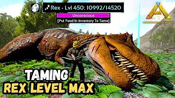 MAX LEVEL REX TAMING!! |ARK MOBILE ULTIMATE EDITION 2025