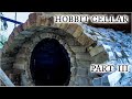 Building a Hobbit style root cellar with stone Part III