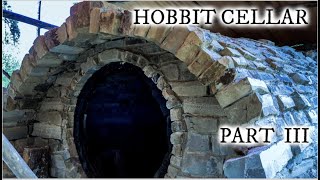 Building a Hobbit style root cellar with stone Part III