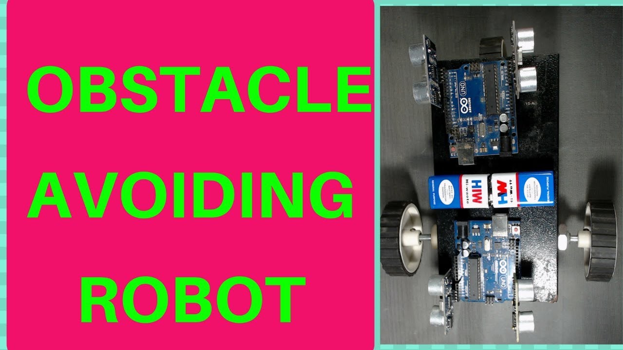 how to make a obstacle avoiding robot - YouTube