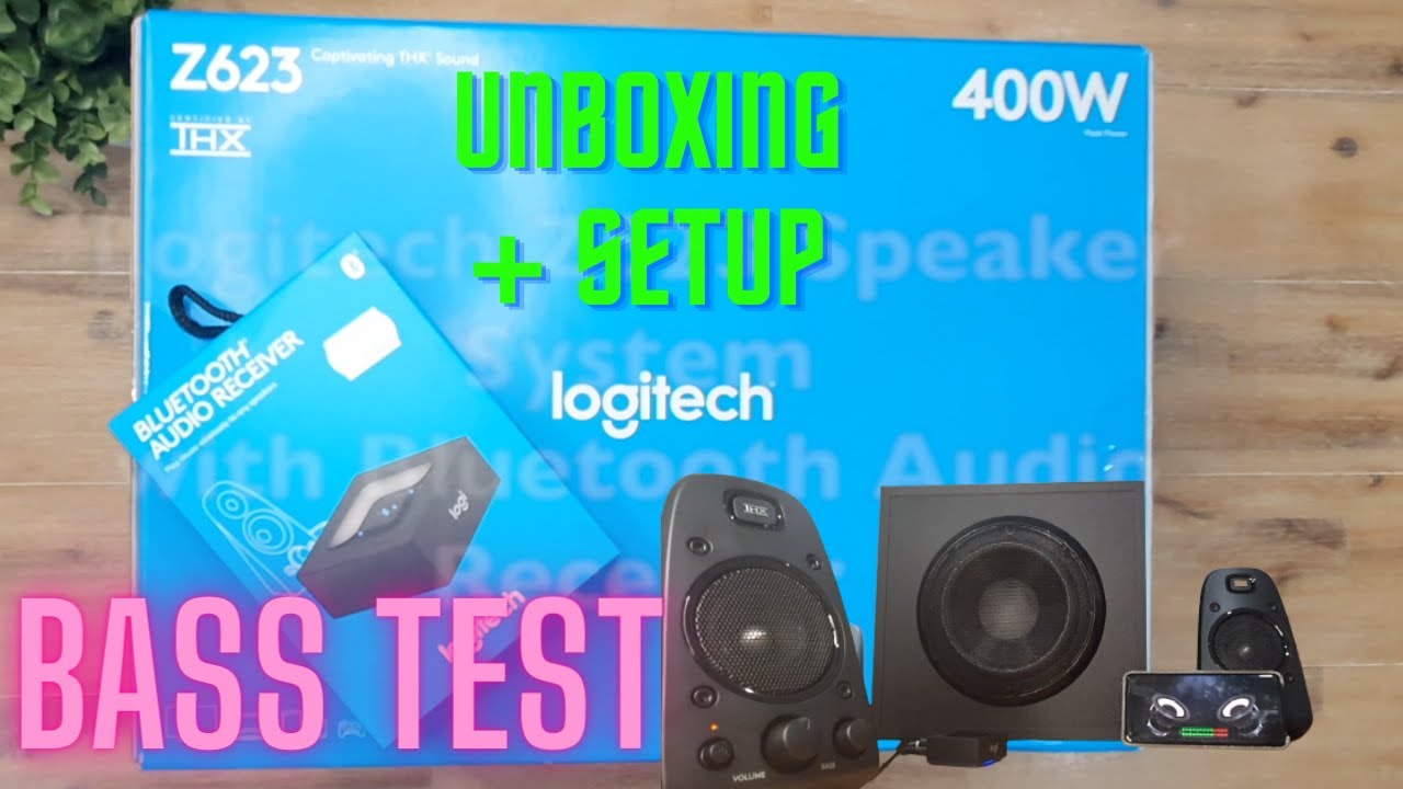 Logitech Z623 Setup Bass Logitech Z623 - YouTube