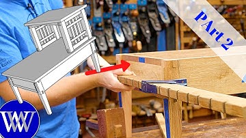 How to Make Bedside Table Carcass and Top Part 2