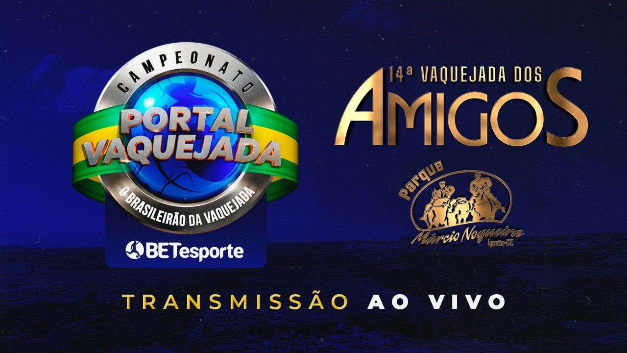 VAQUEJADA AO VIVO  / PARQUE MÁRCIO NOGUEIRA IGUATU - CE / PORTAL VAQUEJADA - 2026