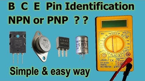 Transistor Pin Identification