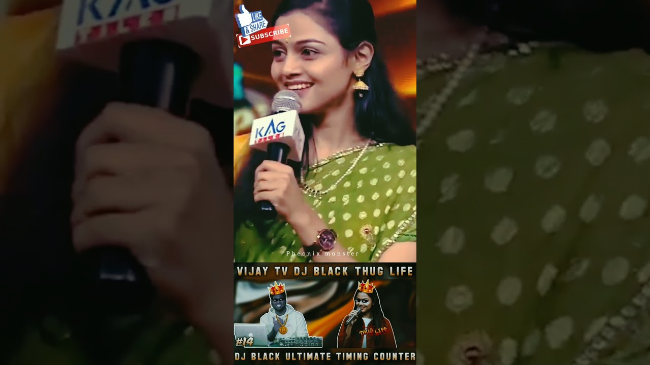 DJ black funny 😂 videos | 🤣 DJ black timing counter | #djblack #Vijaytelevision #supersinger(1)