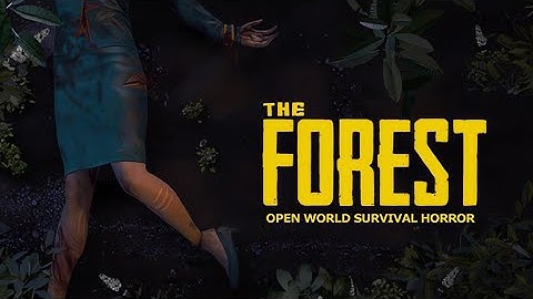 Issız adada bir gece ev yaptım 🛖#1 (The forest 🏞️)